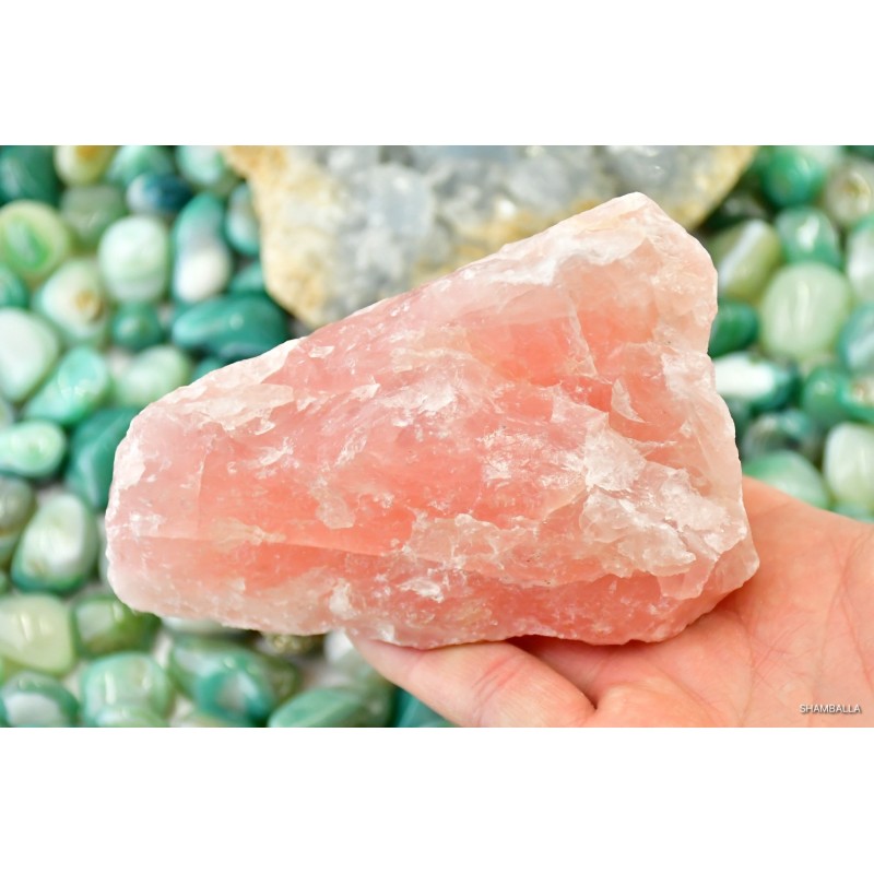 Kwarc różowy surowy okaz 848 g - Kamienie naturalne - Sklep Shamballa