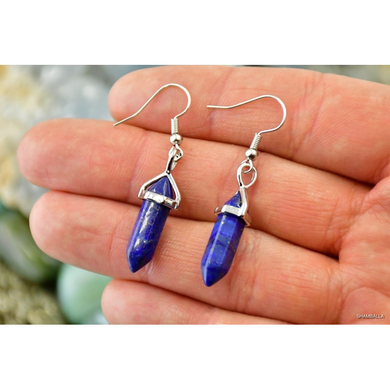 Kolczyki - Lapis lazuli - Kamienie naturalne - Sklep Shamballa