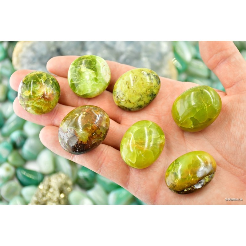 Opal zielony szlifowany 11 - 28 g - Kamienie naturalne - Sklep Shamballa
