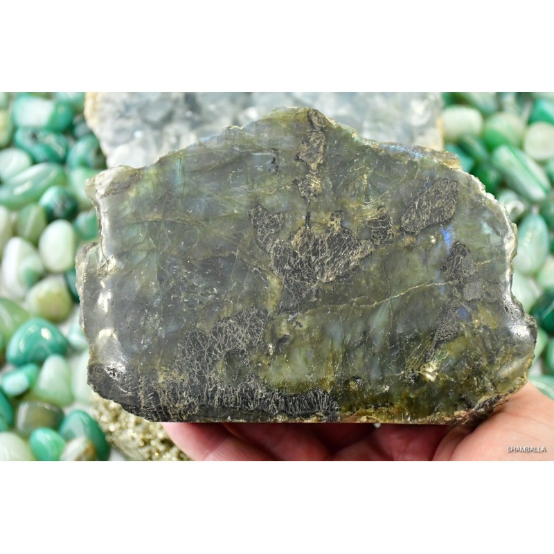 Labradoryt polerowany okaz 1,46 kg - Kamienie naturalne - Sklep Shamballa