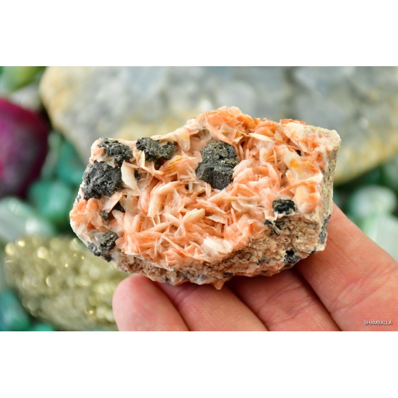 Baryt z cerusytem surowy okaz 157 g - Kamienie naturalne - Sklep Shamballa