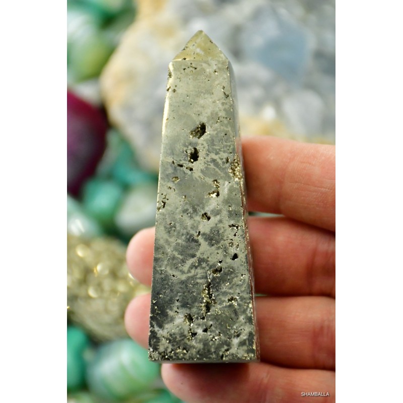 Piryt obelisk 150 g - Kamienie naturalne - Sklep Shamballa