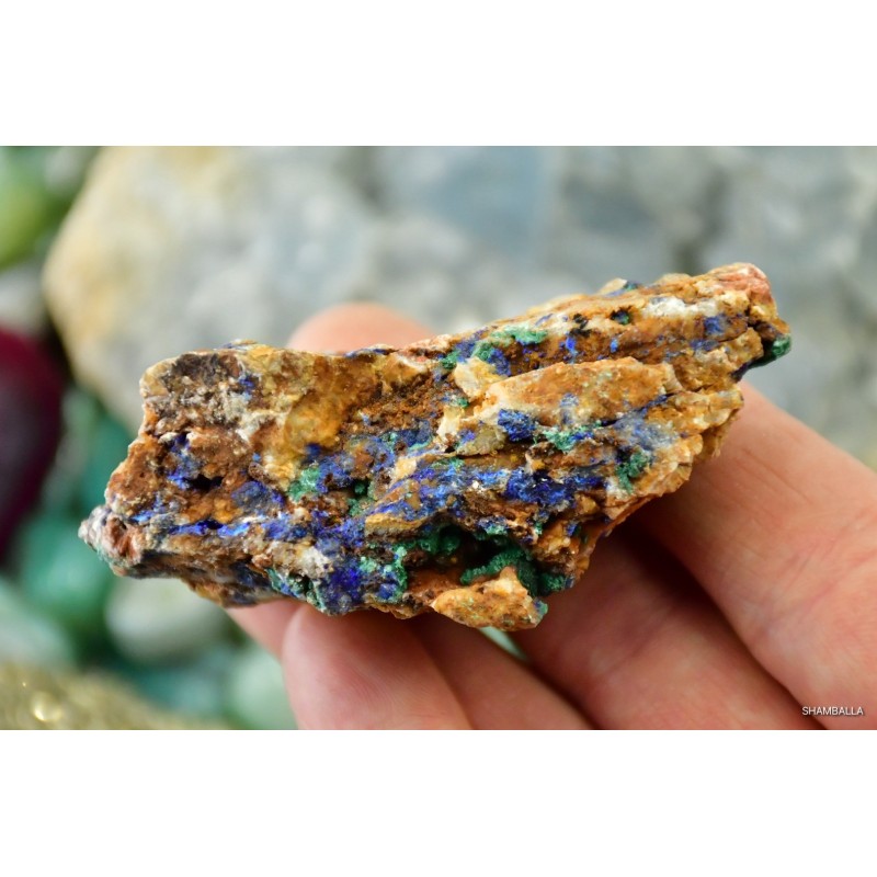 Azuryt z malachitem okaz - 99 g - Kamienie naturalne - Sklep Shamballa