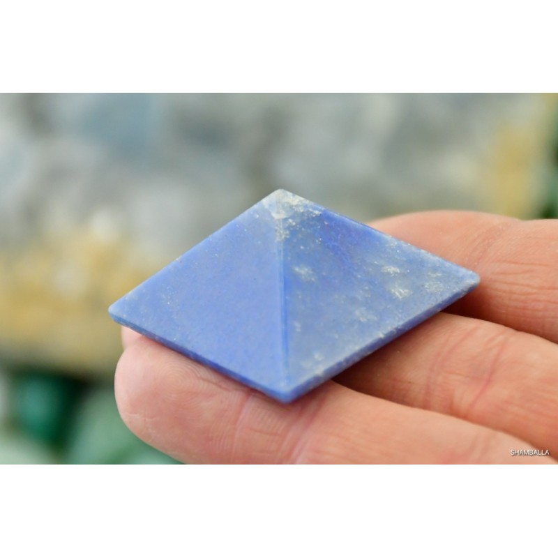 Kwarc niebieski piramida 26 g - Kamienie naturalne - Sklep Shamballa