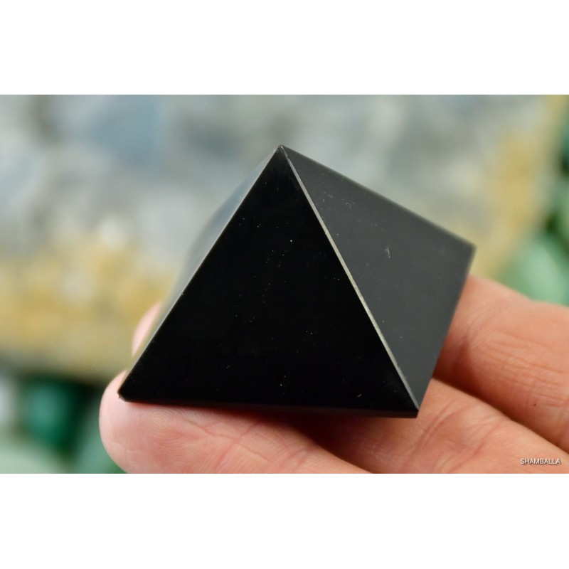 Obsydian czarny piramida 48 g - Kamienie naturalne - Sklep Shamballa