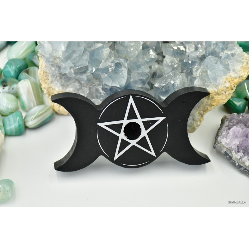 Świecznik Bogini z pentagramem - Sklep Shamballa