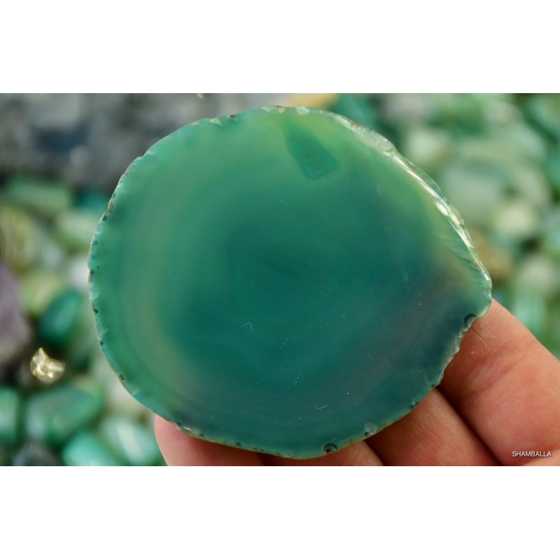 Plaster agatu zielony okaz 58 g - Kamienie naturalne - Sklep Shamballa