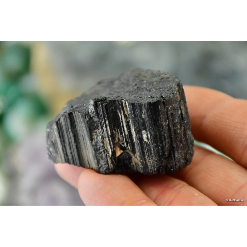 Czarny turmalin surowy okaz 86 g - Kamienie naturalne - Sklep Shamballa