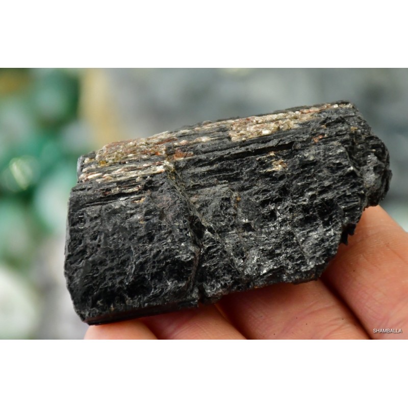 Czarny turmalin surowy okaz 93 g - Kamienie naturalne - Sklep Shamballa
