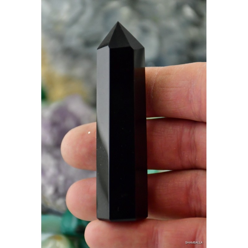 Obsydian czarny obelisk 38,6 g - Kamienie naturalne - Sklep Shamballa