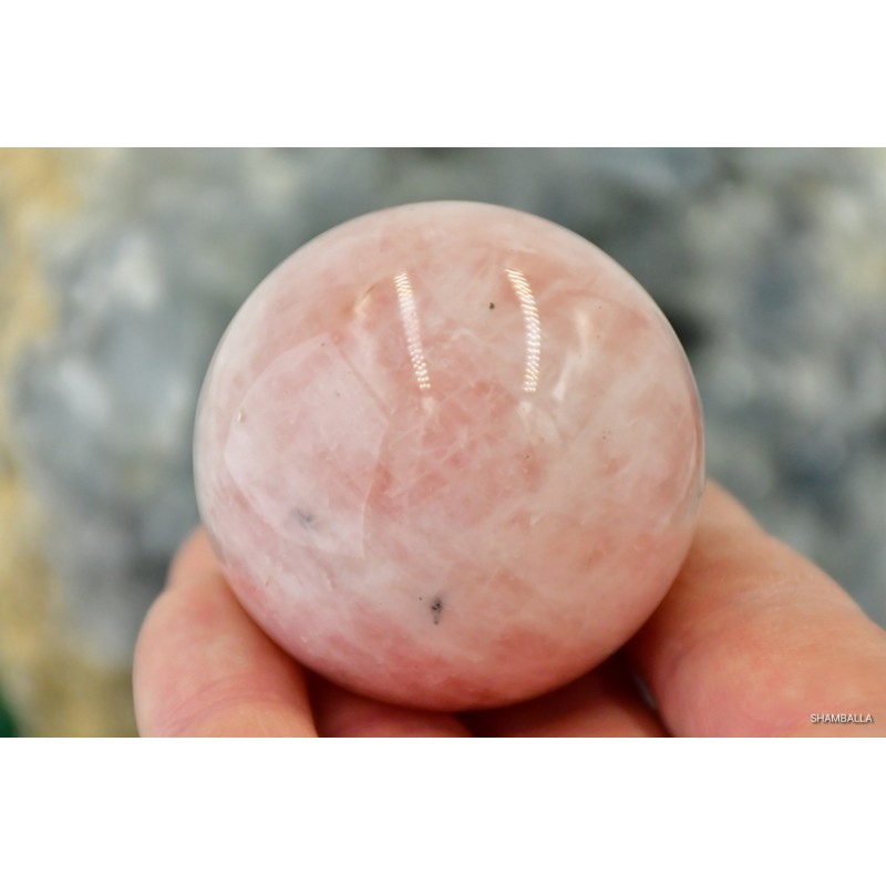 Kula kwarc różowy 5 cm, 175,6 g - Kamienie naturalne - Sklep Shamballa
