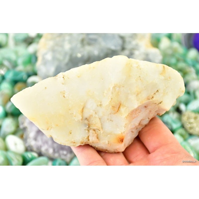 Biały onyks surowy okaz 610 g - Kamienie naturalne - Sklep Shamballa