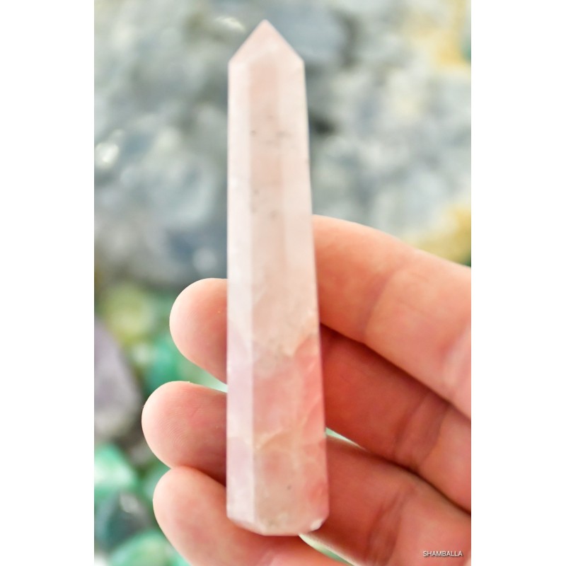 Kwarc różowy obelisk 42 g - Kamienie naturalne - Sklep Shamballa