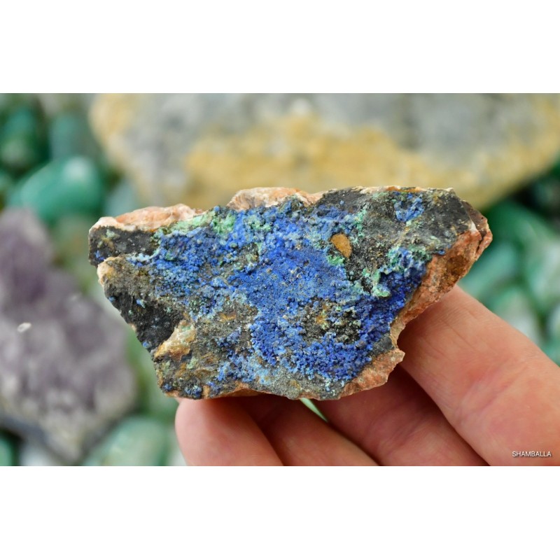 Azuryt z malachitem okaz - 87 g - Kamienie naturalne - Sklep Shamballa