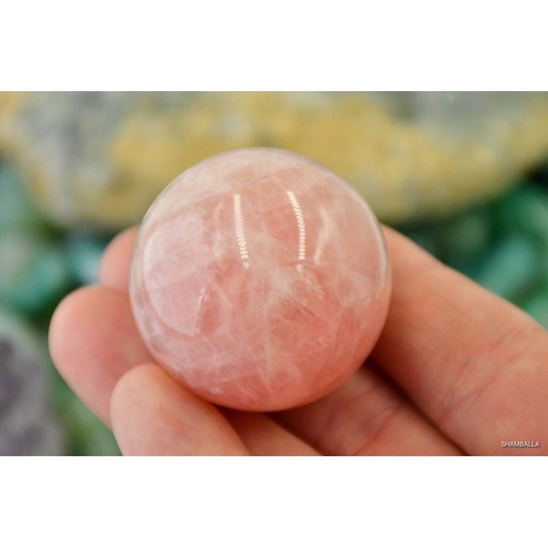 Kula kwarc różowy 4 cm, 90 g