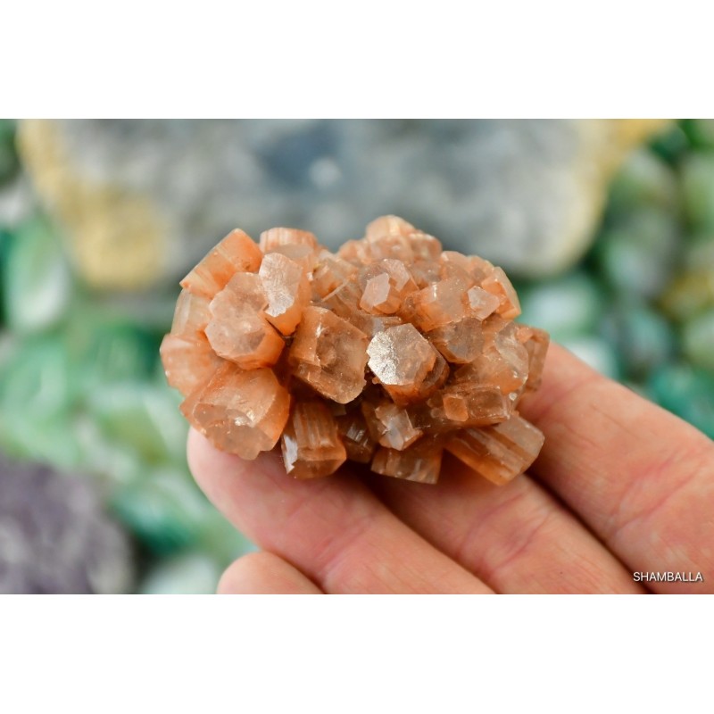 Aragonit zrost kryształów okaz 84,9 g - Kamienie naturalne - Sklep Shamballa