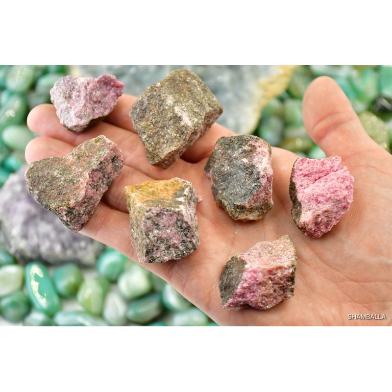 Rodonit surowy 30 - 65 g - Kamienie naturalne - Sklep Shamballa
