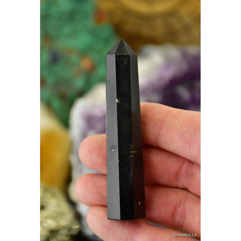 Czarny turmalin obelisk 43 g - Kamienie naturalne - Sklep Shamballa