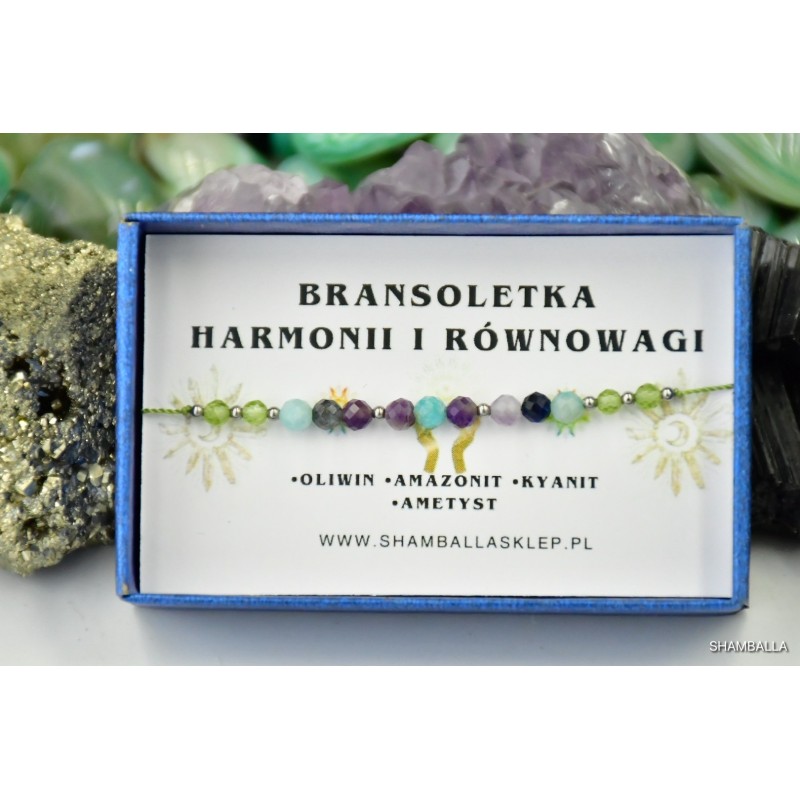 Bransoletka harmonii i równowagi - Kamienie naturalne - Sklep Shamballa