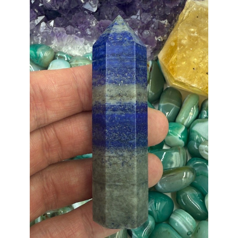 Lapis lazuli obelisk 62 g - Sklep Shamballa