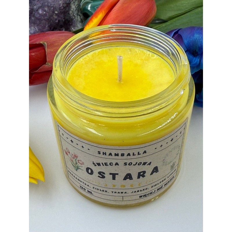 Świeca sojowa Ostara - Sklep Shamballa Świeca sojowa Ostara - Sklep Shamballa