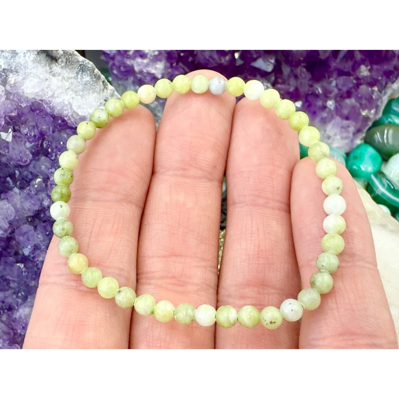 Bransoletka jadeit 4mm - Sklep Shamballa Bransoletka jadeit 4mm - Sklep Shamballa