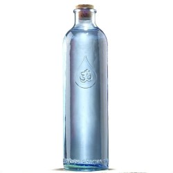 Butelka szklana do wody OM, Kwiat Życia