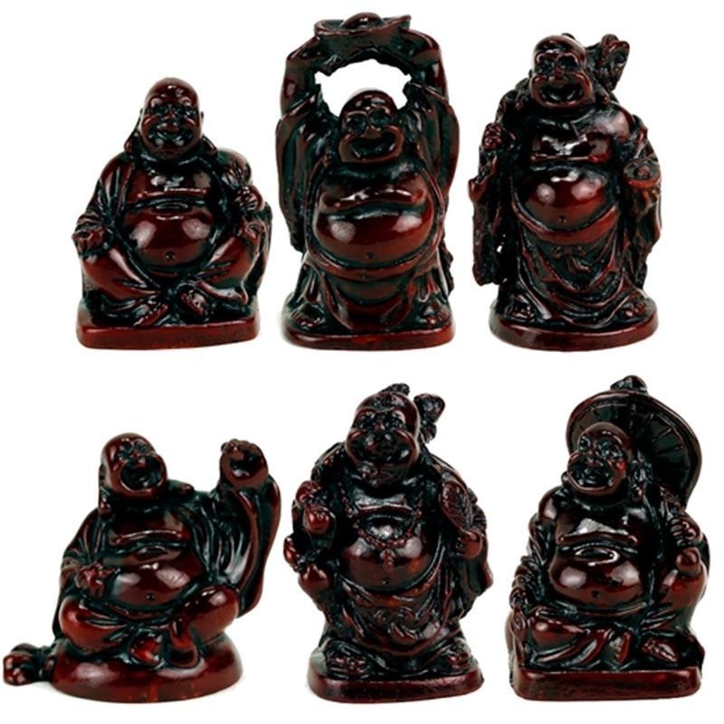 Zestaw 6 figurek Budda - Sklep Shamballa