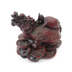 Figurka Feng Shui Żółw ze smokiem