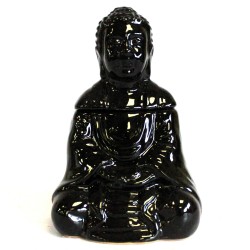 Kominek Siedzący Budda czarny