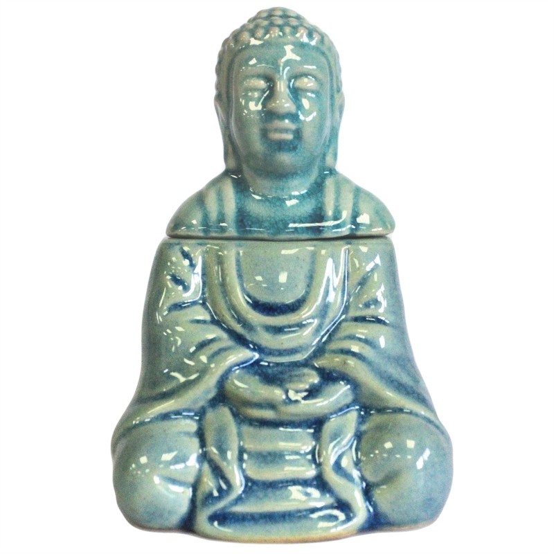 Kominek Siedzący Budda niebieski - Sklep Shamballa