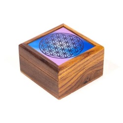 Pudełko na drobiazgi z symbolem Kwiatu Życia - Sklep Shamballa