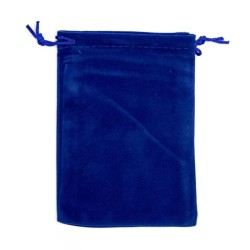 Niebieski woreczek aksamitny S - Kamienie naturalne - Sklep Shamballa