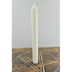 Biała świeca stearynowa - Sklep ze świecami Shamballa