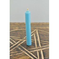 Błękitna świeca z wosku rozmiar S - Sklep ze świecami Shamballa