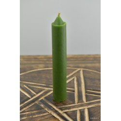Zielona świeca z wosku rozmiar M - Sklep ze świecami Shamballa
