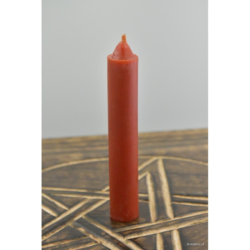 Czerwona świeca z wosku rozmiar M - Sklep ze świecami Shamballa