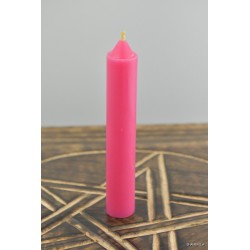 Różowa świeca z wosku rozmiar M - Sklep ze świecami Shamballa