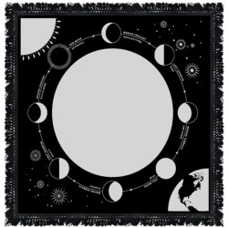Obrus do wróżenia Fazy Księżyca - Karty do wróżenia - Sklep Shamballa
