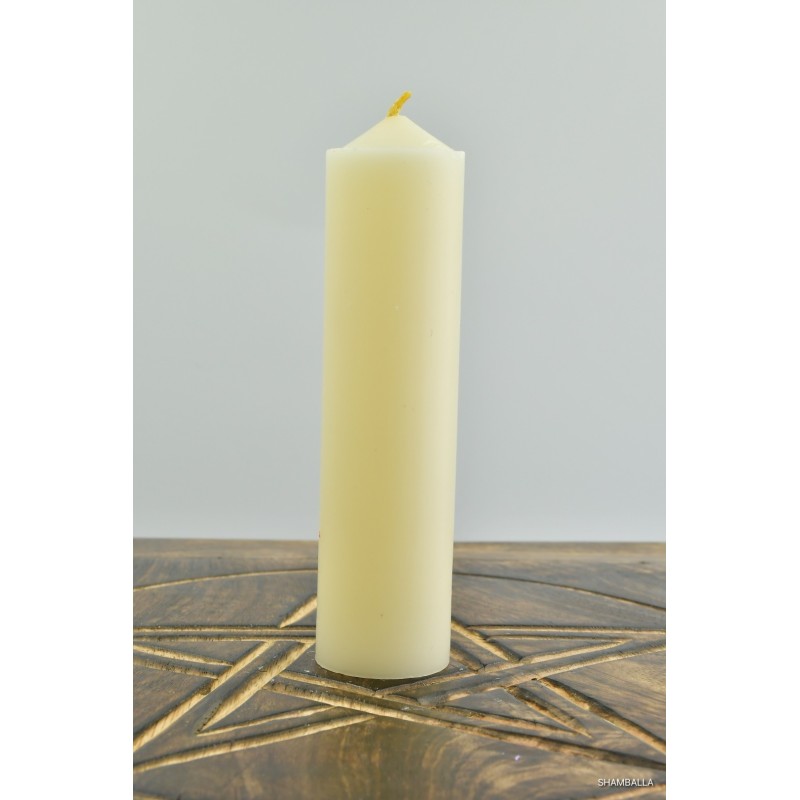 Biała świeca rozmiar L - Sklep Shamballa