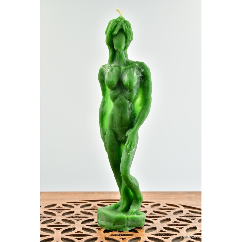 Zielona Świeca Kobieta - Sklep Shamballa